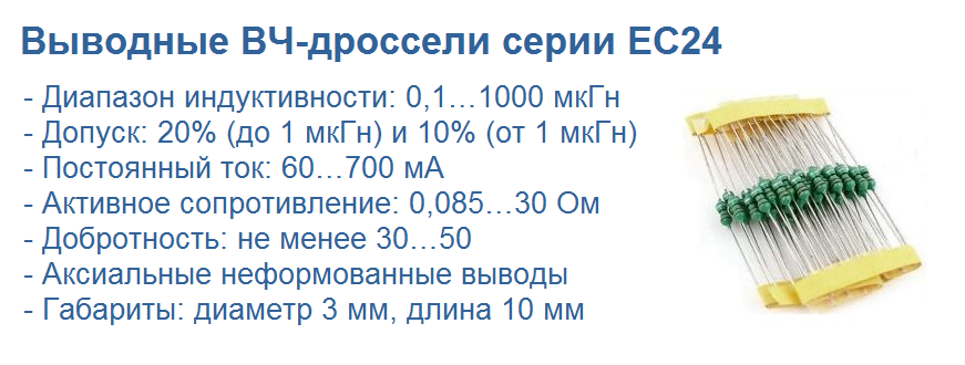 Дроссели выводные - Элград