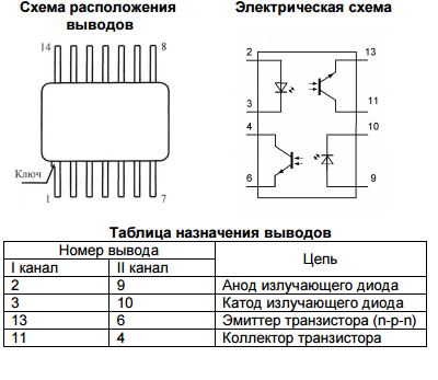 249КП1С (зол.) 05г. микросхема (рис.2)