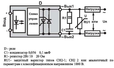 5П19.10ТМА1-250-16-Д193  10г. твердотельное реле (рис.1)