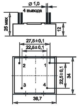 5П19.10ТМ1-3-8-Б1  10г.твердотельно оптоэлектронное реле (рис.2)