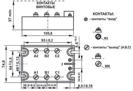 5П36.30ТМ1-100-8-Д20  08г.твердотельно оптоэлектронное реле (рис.2)