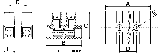 DG12HWP-12P  колодка 12 клемм, 41А, 6.0 кв.мм, (FB12HWP-12P) (рис.2)