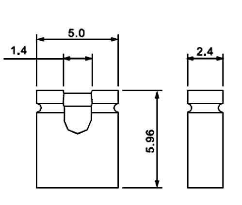 MJ-O-6-B миниджампер h=6мм ш.2,54мм откр. (рис.2)