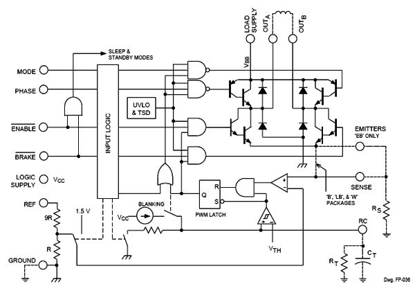 A3952SEB микросхема, PLCC-28 (рис.2)