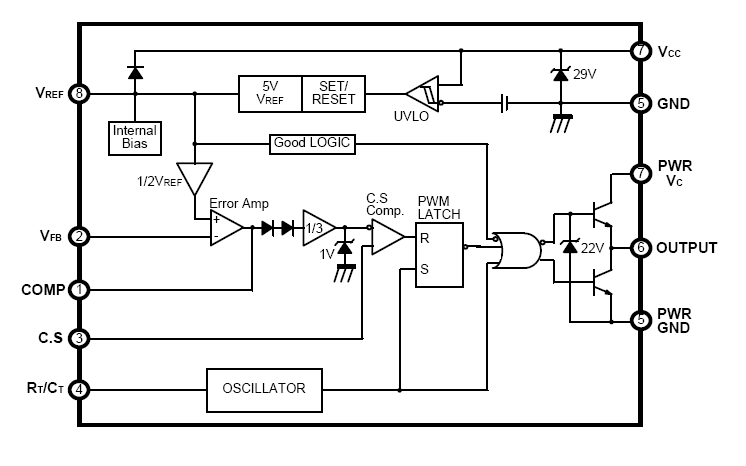 KA3882 микросхема, DIP-8 (рис.2)