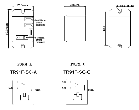 TR91F-24VDC-SC-C реле (рис.2)