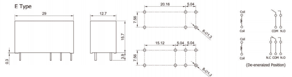 TRIL-5VDC-SD-1CE реле эл.магнитное (рис.2)